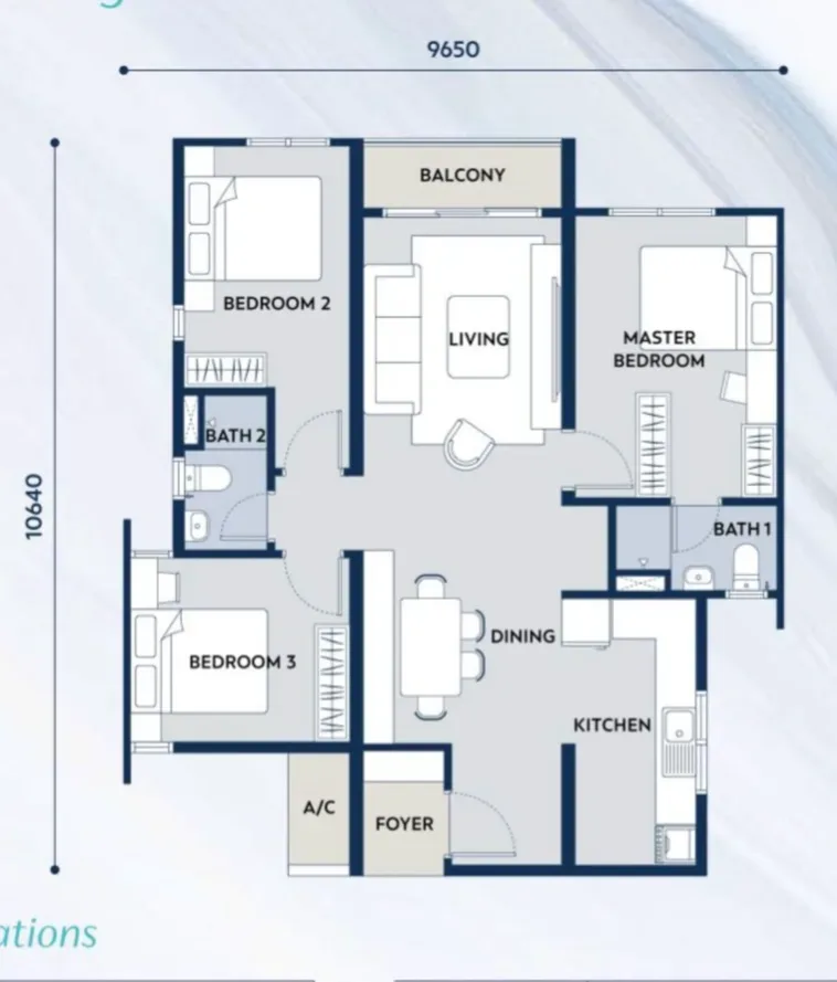 SkyWorld Pearlmont Floor Plan and Specifications